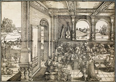The Prodigal Son by Hans Sebald Beham